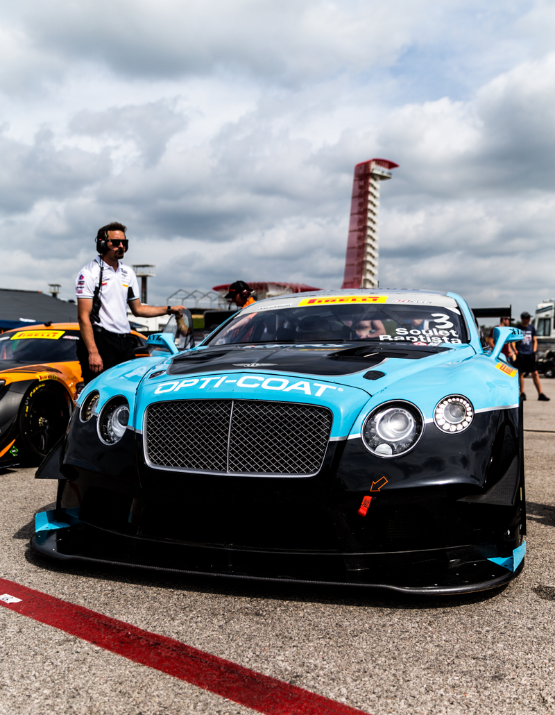 Illustration for article titled No. 3 K-Pax Bentley Rides The Jalopnik Bump To A World Challenge GTA Class Win